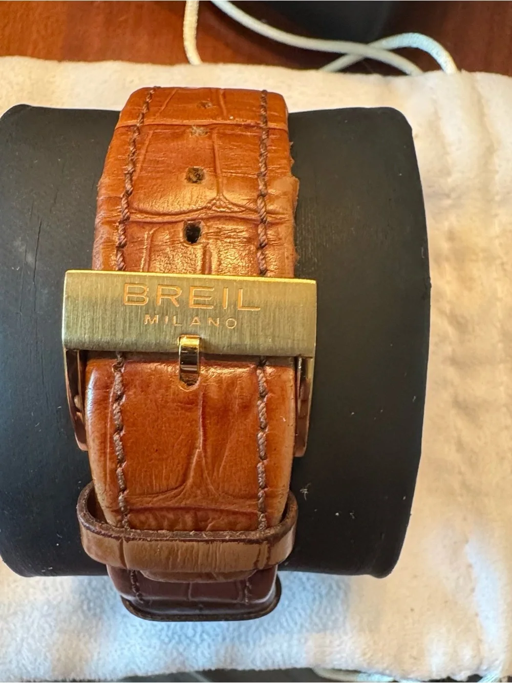 Breil Milano Gold Brown Chronograph Watch BW0305